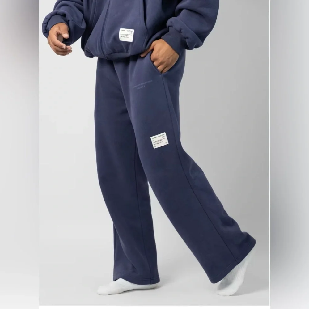 Comfrt Affirmation Sweatpants Blue Sz Small - Picture 2 of 14